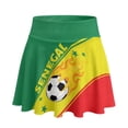 thumbnail image 5 of FUIALDOLG Women's Tennis Skirt with Shorts Senegal Football Athletic Skirts Womens A Line Mini Tennis Skirt with Pockets Lady Athletic Skorts Global Soccer Cup Outfits，M, 5 of 7