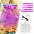 thumbnail image 6 of Juhefa Plant Lights for Indoor Plants,Full Spectrum Hanging Plant Growing Lamp with IR & UV LED for Seedings, Flowering, Succulents, 6 of 7
