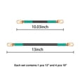 thumbnail image 2 of 10L0L Golf Cart Battery Cable Set for EZGO TXT Medalist 1994-Up 36 V & 48V- 4 Gauge,5pcs, 2 of 9