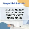 thumbnail image 2 of Compatible PG-740 CL-741 PG740 CL741 Ink Cartridges Replacement for Canon MG2170 MG2270 MG3170 MG3570 MG4170 MX377 MX397 MX437 Printers, 2 of 7