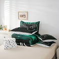 thumbnail image 6 of jejeloiu Cute Console Gamepad 7pcs Bedding Comforter Set,Gamer Gaming Queen Bedding Sets,Cyan Black Queen Sheet Sets For Girls Boys,Super Cozy Room Decor Reversible, 6 of 8