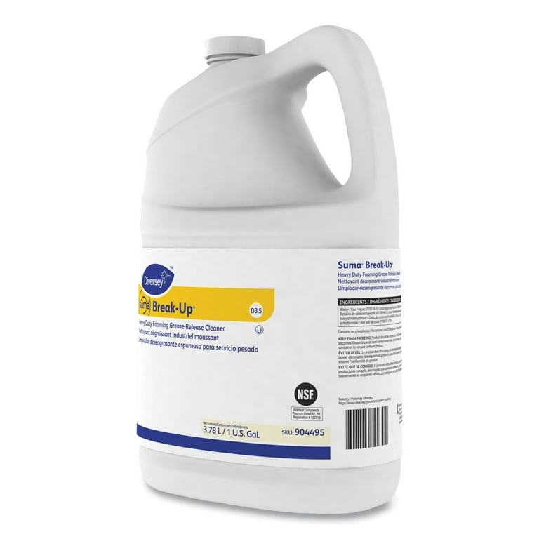 Suma Break-Up Heavy Duty Foaming Grease-Release Cleaner, 5 gal Envirobox Suma Break-Up Heavy Duty Foaming Grease-Release Cleaner, 5 gal Envirobox
