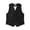 Q58 Black, variant on Mens Corduroy Vest V Neck Sleeveless Button Down Waistcoat Fall Spring Work Daily Casual Vintage Layering Jacket with Multiple Patch Pockets Brown,XXL
