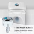 thumbnail image 2 of 2Pc Toilet Push Button Dual Flush Water Saving For Ideal Cistern Tank Universal, 2 of 10