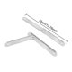 thumbnail image 4 of Conector de bisagra de escalera de aluminio de 2 piezas con tornillos, barra de unión para localizador de escalera de tijera Blanco, 4 of 4