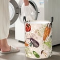 thumbnail image 4 of Goofa Cute Vegetables Printed Circular Hamper,Laundry Basket with Handles,Storage Baskets Foldable,Large Capacity Laundry Hamper-Small, 4 of 8