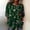 Blackish Green, variant on 3/4 Sleeve Tops for Women,floral Print Tshirts Round Neck Loose Fit 3/4 Sleeve Tops for Women Pleated Shirts Fall T Shirts Tunic Tops Graphic Fall Outfits for Women,Blackish Green,L