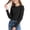 Black, variant on FSYBOA Girls Thermal Shirt, Crew Neck Long Sleeve Warm Fleece-Lined Fall Layer Top Black Size 11-14T