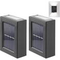 thumbnail image 1 of Led De 2 Uds., Luz De Pared Solar Para Exteriores, Lámpara De Pared Para Arriba Y Abajo, Camino, Escaleras, Jardín, Luces De Calle Decorativas Yuarrent HA045851-03, 1 of 6