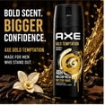 thumbnail image 5 of AXE Gold Temptation Men’s Deodorant Body Spray, 48H Freshness Protection, Long-Lasting Scent, 150ml Aerosol Spray, 6 Pack, 5 of 7