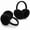 Black, variant on 2 Pcs White Faux Fur Ear Muffs Cute Foldable Ear Warmers Furry Headband Outdoor Cold Winter Accessories for Women