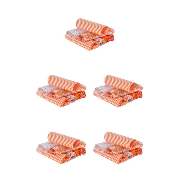 Toystoory Paquete de 7 telas de algodón de tejido liso, costura profesional, tela con estampado Floral, costura para el hogar, hecho a mano Type2 NO2 Toystoory CBP005418