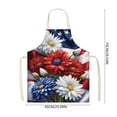 thumbnail image 2 of EGNMCR Memorial Day Decorations,4Th of July Decorations, Patriotic Decorations Independence Day Aprons Festive Decor Kitchen Cooking For Stain Protection Pre shrunk cotton and linen, 2 of 5
