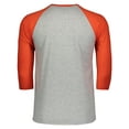 thumbnail image 3 of Aquaguard 100% Cotton Men's Vintage Baseball T-Shirt crew neck tee (3 Pack) - Large - VN Heather/VN Orange, 3 of 7