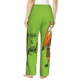 thumbnail image 3 of Disketp Drink Coffee And Do Good Print Women'S Comfy Pajama Pants Casual Drawstring Palazzo Lounge Wide Leg Pants, 3 of 9