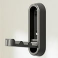 thumbnail image 3 of Foldable Hooks Wall Mount Heavy Duty Wall Hanger, Space Saving Storage Organizer, Long Lasting Decorative Utility Hooks | 4 Pieces Foldable Towel Holder Set for Bathroom Bedroom(Gray)Z, 3 of 9