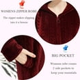 thumbnail image 2 of Robe Longue à Capuche avec Fermeture Éclair pour Femmes, 2 of 4