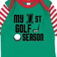 thumbnail image 4 of Inktastic My 1st Golf Season Boys Long Sleeve Baby Bodysuit, 4 of 5