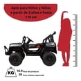 thumbnail image 4 of Camioneta Montable Electrica Para Niños Control Remoto 12v Color Negro Joykoo, 4 of 6