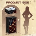 thumbnail image 3 of Gothic Dresser for Bedroom with 4 Storage Drawers American Wave Flag Dressers Chest of Drawers Steel Framed Fabric Closet Organizers for Boys Man Cave Dorm Entryway, 3 of 8