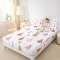 thumbnail image 4 of Manfei Christmas Tree Full Size Sheets 4-Piece for Female Men Adults,Xmas Festival Breathable Bed Sheets,Happy New Year Lightweight Sheet Sets,Breathable Home Decor, 4 of 7
