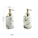 thumbnail image 2 of Dispensador de jabón de cerámica for hotel, loción for baño, botella de plástico de 350 ml, 2 of 7