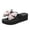Pink, variant on Pink Women'S Sandals Toe Clip Bowknot Wedge Heel Cushioned Footbed Breathable Lightweight Comfortable Non Slip Outsole Everyday Size 38