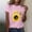 Pink, variant on Rezuofi 2 Pcs Womens Lover Printed Tshirt Graphic Tees Crew Neck Summer Short Sleeve Loose Fit Tops