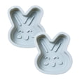 thumbnail image 1 of Oleegame 2PC Cookie Mold Easter Bunny Silicone Baking Tray Cake Oven Baking Tools Halloween Tools, 1 of 8