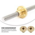 thumbnail image 3 of Mobutofu 2Pcs Brass Nut for Machine Tool Rails with Sturdy Design and Smooth .8X0.9X0.6in, 3 of 8
