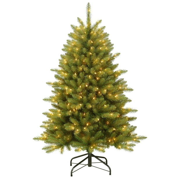 Puleo International 4.5 ft.PreLit Fraser Fir Artificial Christmas Tree