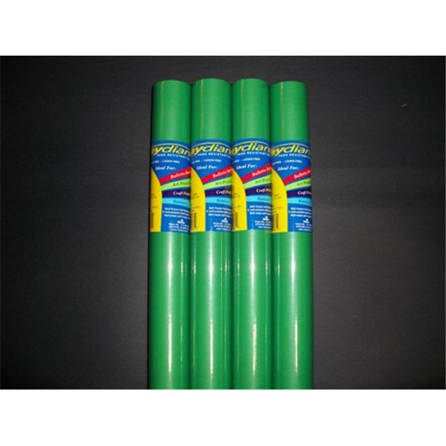 80103 RiteCo Raydiant RiteCo Raydiant Rouleaux d'Art Résistants à la Décoloration Vert Vif 48 Po X 12 Pi Lot de 4