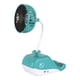 thumbnail image 1 of KAKOWELY Ventilador portátil con soporte para teléfono móvil, ventilador personal de escritorio con base USB Dolphin, 1 of 4