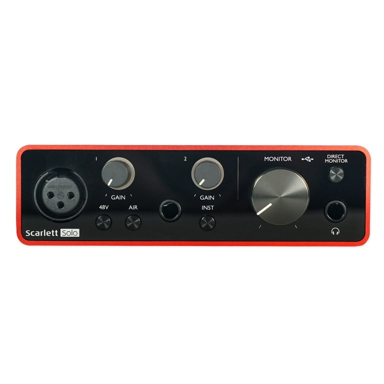 Focusrite SCARLETT SOLO STUDIO 3rd Gen Audio Interface +Mic+