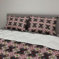 thumbnail image 2 of African Comforter & Sham Bedding Set, Abstract Composition with Indigenous Elements and Traditional Design, 3 pcs Duvet Set Microfiber Filling Quilt, 5 Sizes, Multicolor, by Ambesonne, 2 of 4