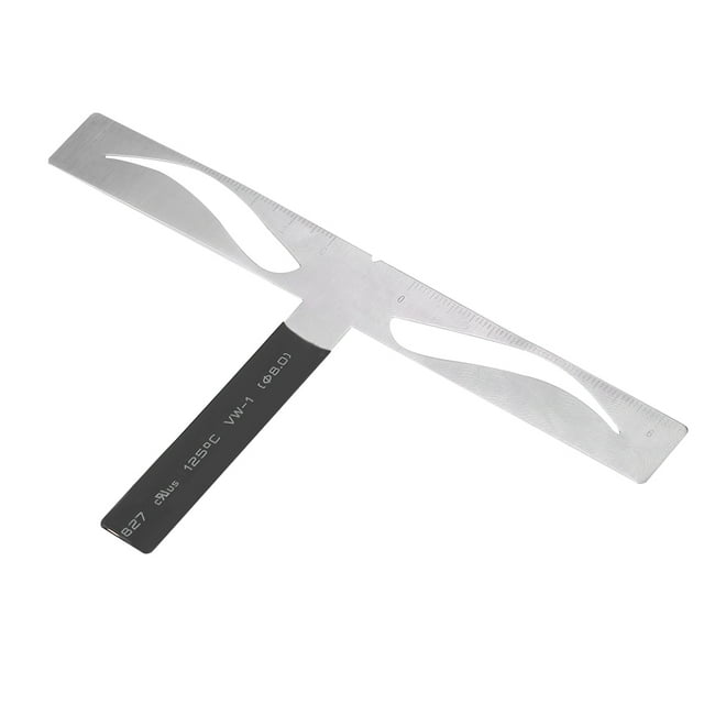 Fosa 2 Types Règle Permanente pour Sourcils Mesure de l'Équilibre Règle d'Extension de Sourcils Concepteur de Forme de Sourcils, Règle Permanente pour Sourcils, Règle d'Extension de Sourcils
