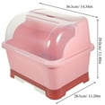 thumbnail image 2 of KAJNBN 1Pcs Tableware Drainer Box 15.6X12.6X12In PP Material Tableware Draining Box Home Kitchen Use, 2 of 8
