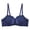 Blue, variant on Miorin Under $4 Women Wireless Lace Bras, Supportive Breathable No Underwire Minimizer Bra, Push‑Up Full‑Coverage T‑Shirt Bra, Soft Cotton Brassiere for Daily Wear Multi‑Color Available