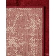 thumbnail image 6 of Unique Loom Valencia Collection Area Rug - Seville (7' 10" x 10' Rectangle Red/Ivory), 6 of 6