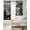 Brown Blue, variant on Teal Brown Deer Silhouettes Black Out Curtains 63 Inch Long, Room Darkening Draperies Curtains Panels, Trees Wooden Retro Art Farmhouse Thermal Curtain for Bedroom Living Room 52"x63" 2 Panels