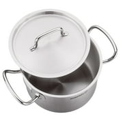 Korkmaz Gastro Proline 6.2 Liter Stainless Steel Casserole with Lid in Silver