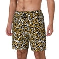 thumbnail image 2 of Fotbe Leopard Men’s Swim Trunks Quick Dry Swim Shorts Board Shorts with Mesh Lining-3X-Large, 2 of 9