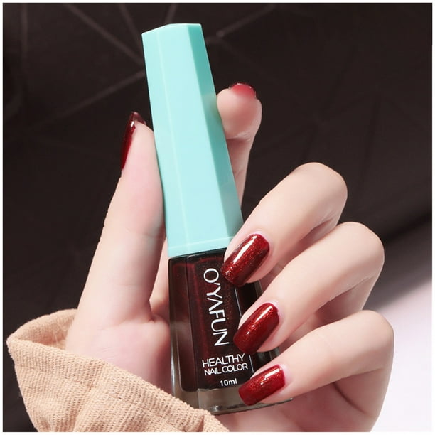 Nail Polish EcoFriendly Easy Peel Off & Quick Dry Nail Polish Glitter