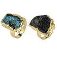 thumbnail image 1 of VONKY Embrace Individuality Exquisite Irregular Stackable Open Finger Ring And Are Heituomalin 1Set, 1 of 6