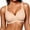 Complexion, variant on Women Wireless Bra Jelly Cup Wave Edge Seamless Design Stable Support Anti-Slip Daily Commute Wear White 34 (M)