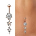 thumbnail image 4 of 6PCS Navel Ring Assorted Decorative Belly Button Ring Body Piercing Jewelry, 4 of 10