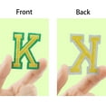 52Pcs Iron on Letter Patches AZ Alphabet Applique Patches with Ironed Adhesive