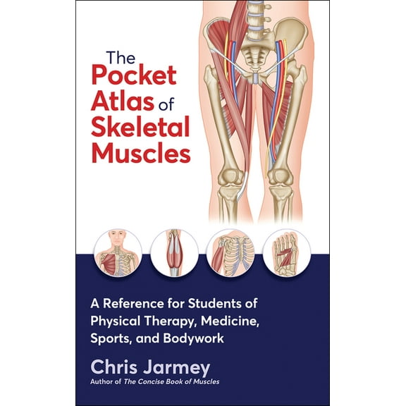 The Pocket Atlas of Skeletal Muscles: A Reference for Students of Physical Therapy, Medicine, Sports, and Bodywork, (Paperback)