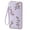 Purple, variant on LOUEBICA Wallet Women Clutch Leather Wristlet Wallet Fashion Embossed RFID Blocking Credit Card Holder with Strap