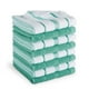 thumbnail image 1 of Juego de paños de cocina KitchenAid Albany Aqua Sky/White 12 x 12 (paquete de 8), 1 of 4